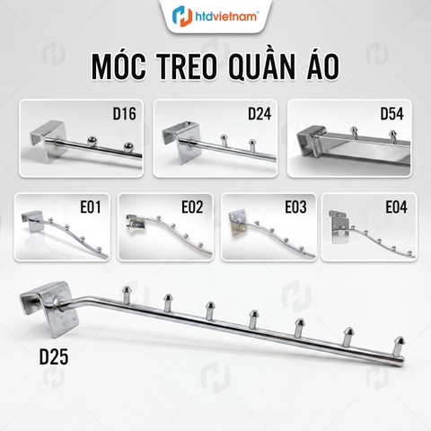 móc treo quần áo shop