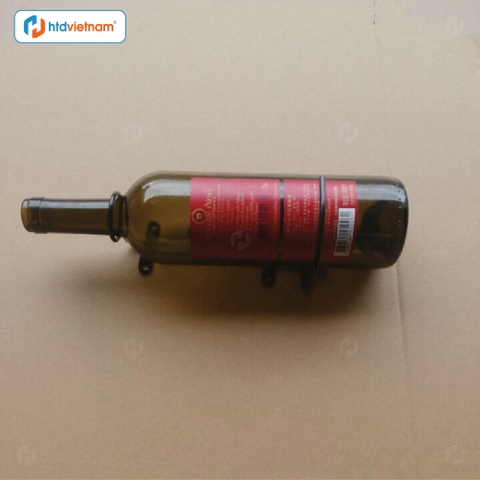 Kệ bày chai rượu dạng gắn tường cho nhà hàng 016 | Kệ rượu trưng bày