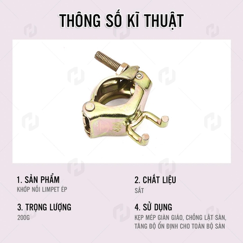 Khóa Giáo Đơn Có Móc D48
