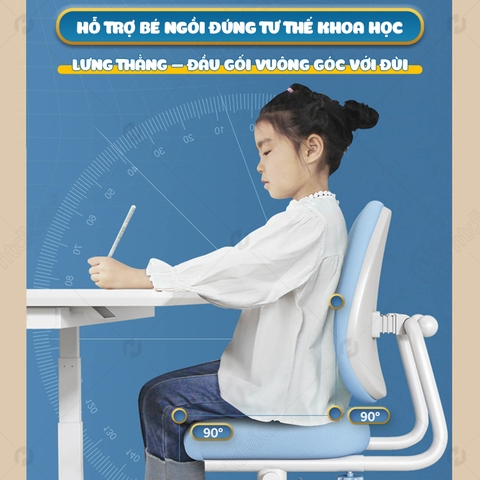Ghế tăng giảm chiều cao HTDkids Zx01