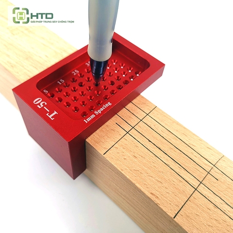Thước lỗ hình chữ T50 - Thước đo cho thợ mộc