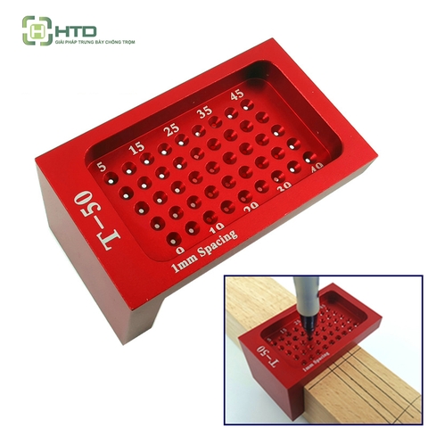 Thước lỗ hình chữ T50 - Thước đo cho thợ mộc