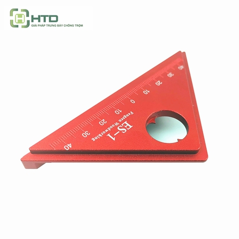 Thước tam giác dùng làm mộc, dụng cụ đo tam giác