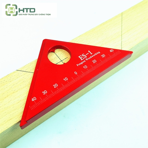 Thước tam giác dùng làm mộc, dụng cụ đo tam giác
