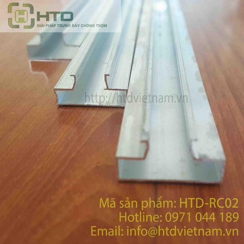 Rãnh nhôm cài móc treo: HTD-RC02