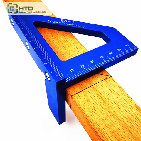 Thước đo góc hợp kim nhôm 45 độ, 90 độ