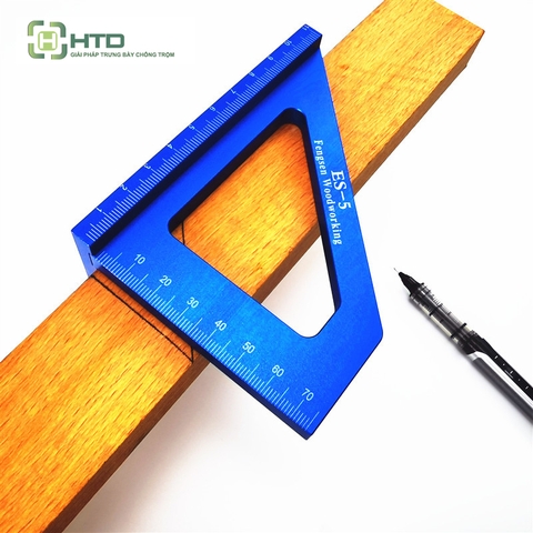Thước đo góc hợp kim nhôm 45 độ, 90 độ