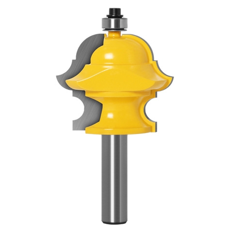 Mũi phay phào chỉ, dao phay gỗ đa năng tạo viền, đúc đường gỗ cốt 12mm