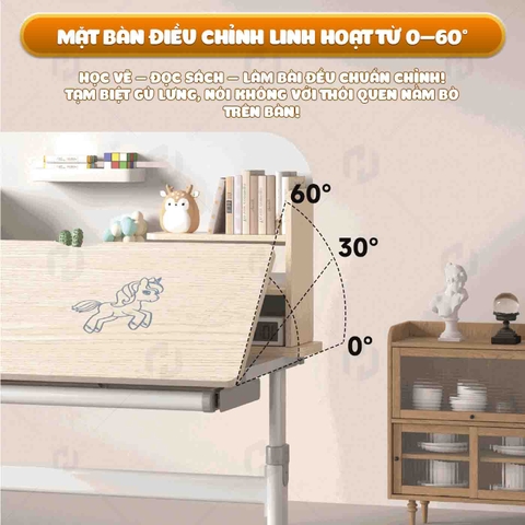 Bàn Học Chống Gù Htdkids M100 - M120