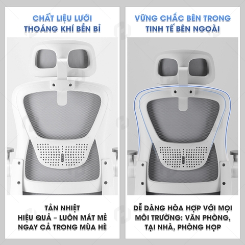 Ghế Xoay Văn Phòng Công Thái Học HTD-588