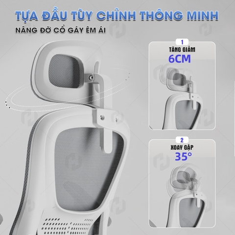 Ghế Xoay Văn Phòng Công Thái Học HTD-588