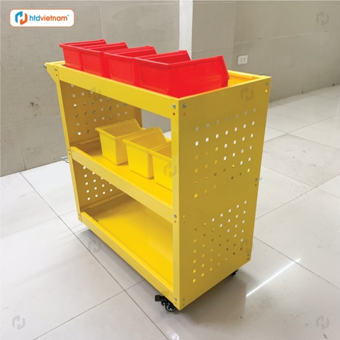 Xe đẩy dụng cụ đồ nghề 3 tầng HTD-05