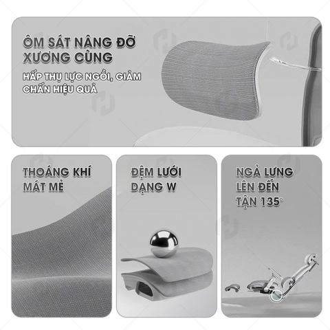 Ghế Công Thái Học HTD-909
