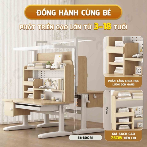 Bàn học sinh thông minh Htdkids LX120