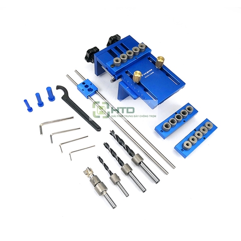 Bộ cữ định vị khoan lỗ chốt trên gỗ - dụng cụ làm mộc