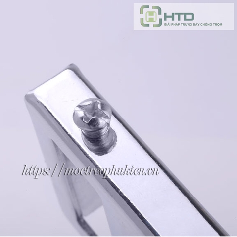 Cốc đỡ thanh hộp inox vuông gài ray đôi