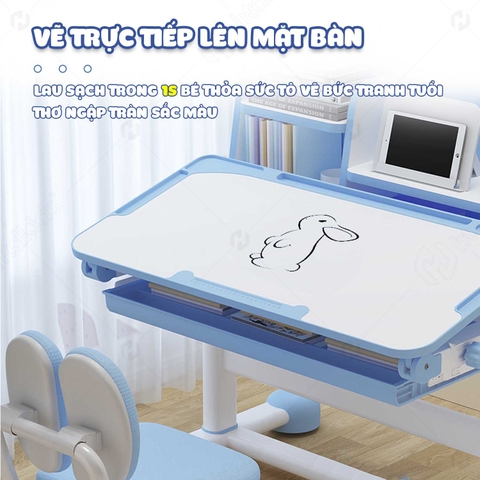 Bàn học cho bé HTDkids T16+