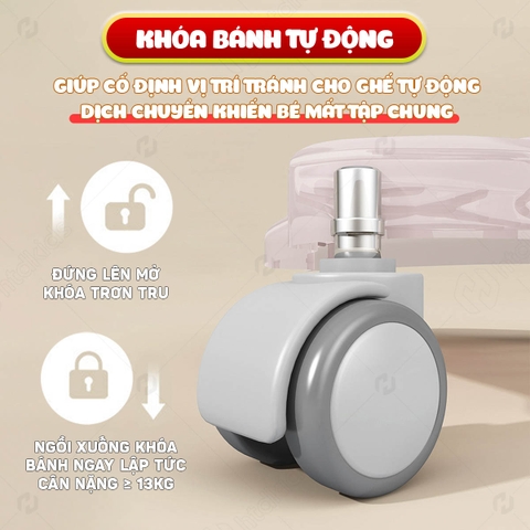Phụ Kiên Bánh Xe Ghế Chống Gù, Ghế Văn Phòng