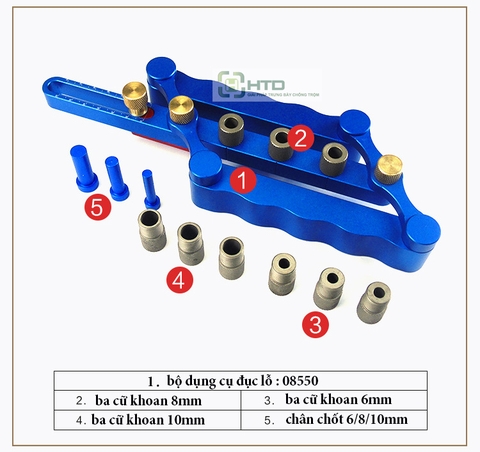 Dụng cụ đục lỗ ,định vị lỗ khoan - gia công vật liệu gỗ
