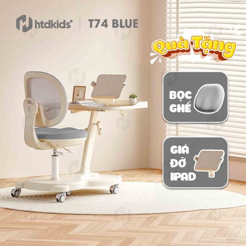 Bộ bàn học liền ghế chống gù T74