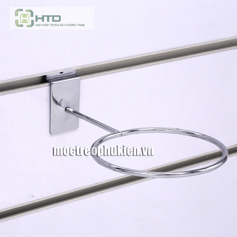 Móc vòng tròn trưng bày bóng dạng cài rãnh