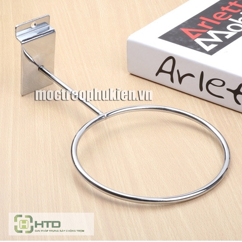 Móc vòng tròn trưng bày bóng dạng cài rãnh