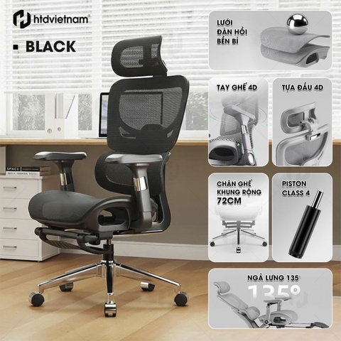 Ghế Công Thái Học HTD-909