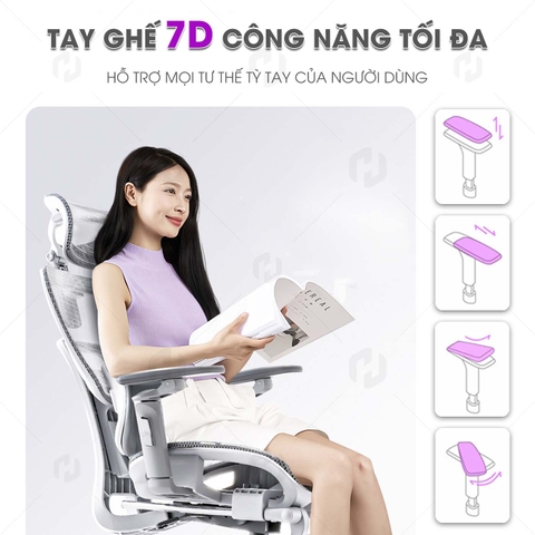 Ghế công thái học HTD-X360