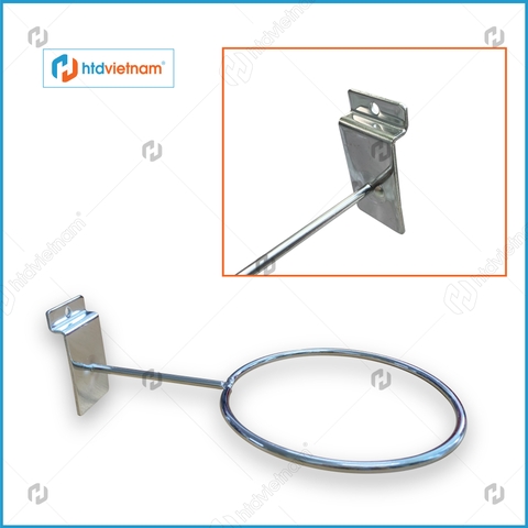 Móc vòng tròn trưng bày bóng dạng cài rãnh