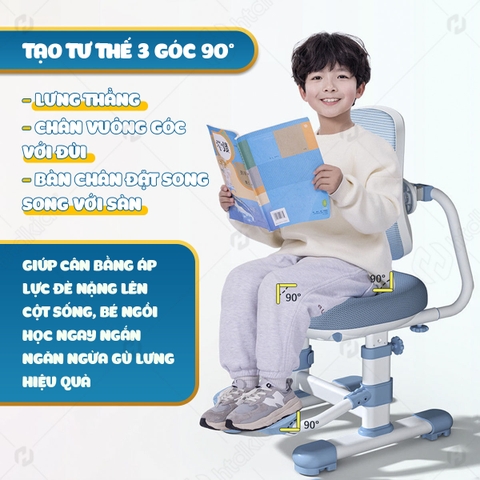 Ghế tăng giảm chiều cao HTDkids Zx02