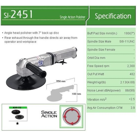 Máy đánh bóng cầm tay Shinano SI-2451