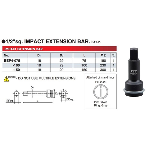 Thanh nối dài 1/2 BEP4-100