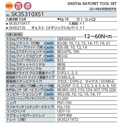 Bộ dụng cụ KTC SK35310XS1