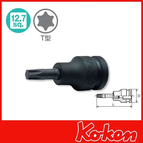 Đầu tuýp sao Koken 1/2 inch 14025
