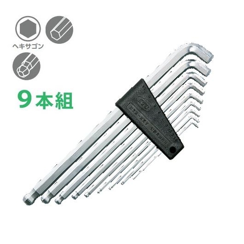 Bộ lục giác chìm KTC HLDS2509