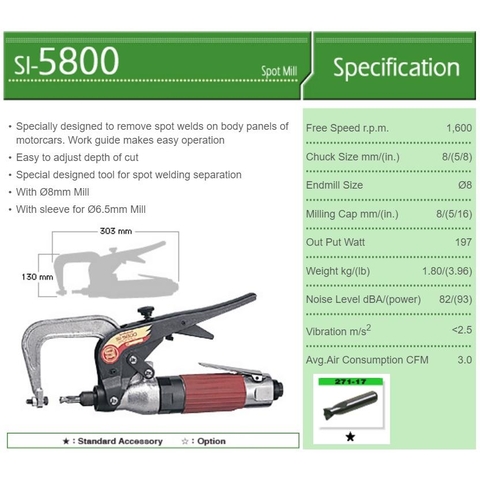 Máy khoan mối hàn SI-5800