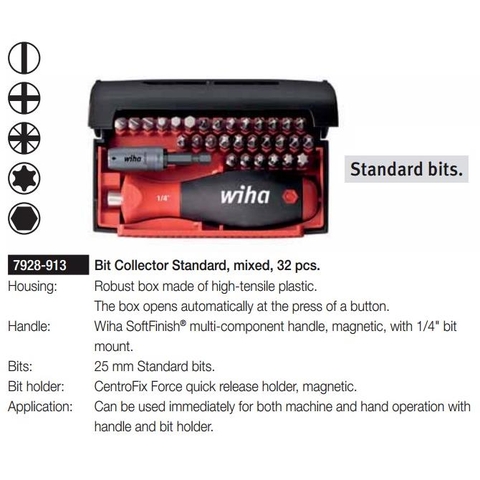 Bộ tô vít nhiều đầu Wiha 34686