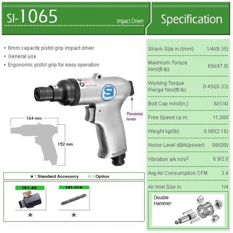 Súng bắn vít Shinano SI-1065