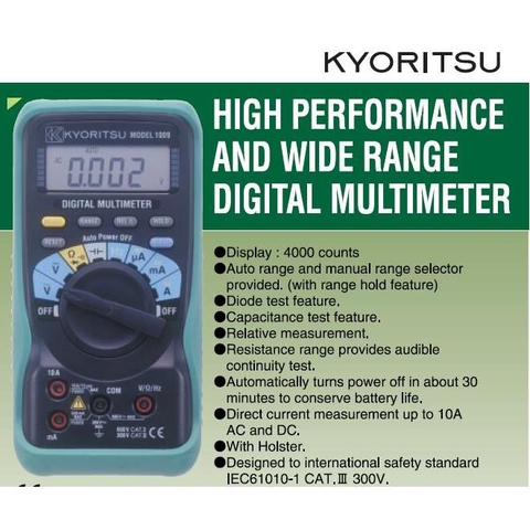 Đồng hồ đo điện Kyoritsu K1009