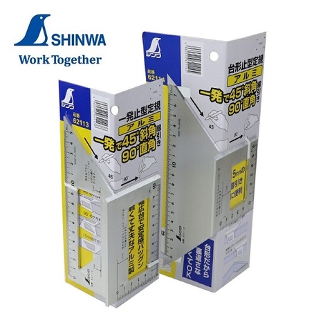 Thước ke góc 2 mặt Shinwa 62113