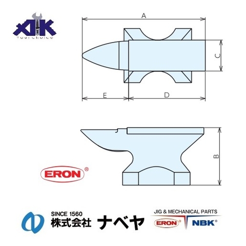 Đe cơ khí ERON Nhật AVH3