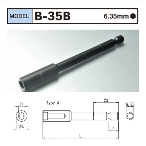 Đầu bits đầu khẩu BiX B-35B