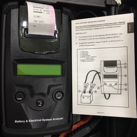 Máy kiểm tra bình điện BT501