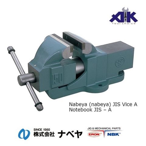 Ê tô bàn nguội ngàm 150 Nabeya JIS-A150