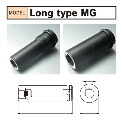 Đầu khẩu BiX 3/8 BP308MG50