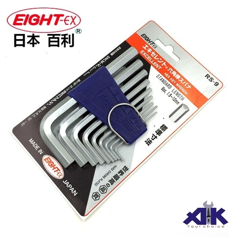 Bộ lục giác chìm đầu bằng EIGHT RS-9