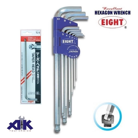 Bộ lục giác đầu bi EIGHT TLS-9NB