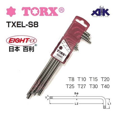 Bộ lục giác hoa thị Eight TXEL-S8