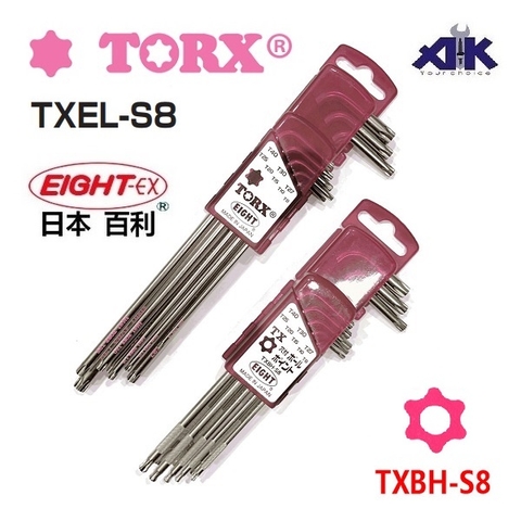 Bộ lục giác hoa thị có lỗ Eight TXBH-S8