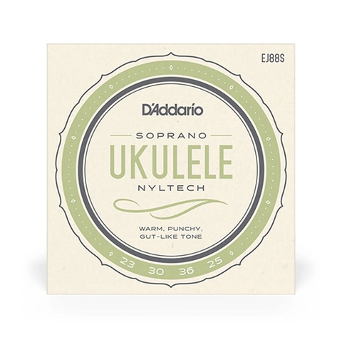 D'Addario EJ88S Nyltech Ukulele Strings, Soprano